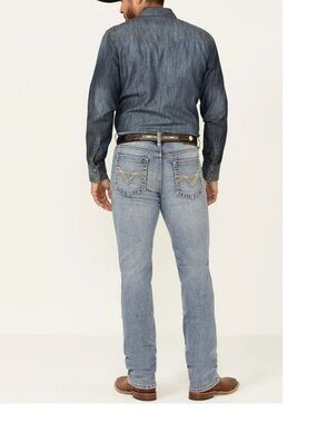 Cody James men’s mustang wash Jackson slim straight stretch denim